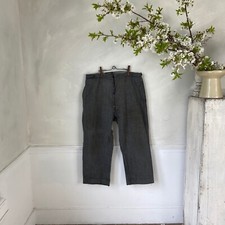 Grey Work Pants 1940s Pants Striped French Workwear Work Wear Timeworn Pants