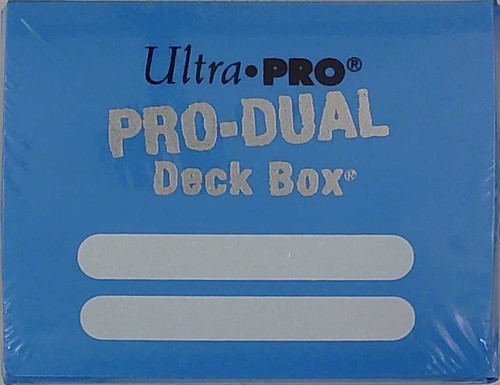 Ultra Pro Dual Small Deck Box 120 – Light Blue ULP 82985 - Picture 2 of 5