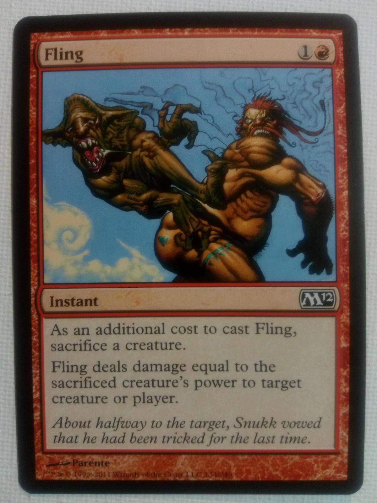 MTG Fling Planechase 2012 44/156 Regular Common for sale online | eBay