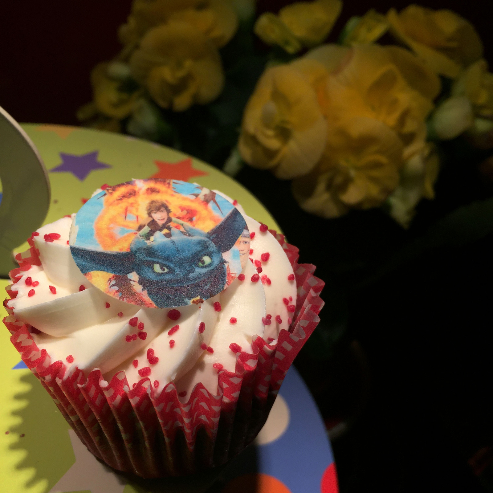 How To Train Your Dragon Edible Cupcake Toppers