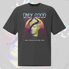 Only Good Vibes Ezo Oversized Faded Black Shirt