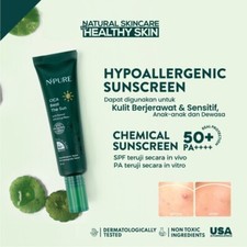 NPURE Sunscreen Cica Beat The Sun SPF 50 PA   US Free Tax