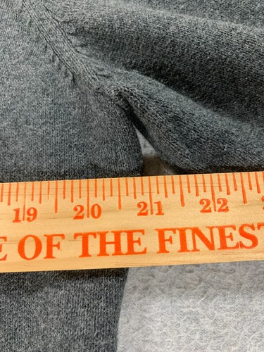 Vineyard Vines Cotton Cashmere 1/4 Zip Pullover Sweater (Men's Medium) Gray - Picture 8 of 12