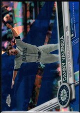 Danny Valencia 2017 Topps Chrome Sapphire Edition #499 /250 Mariners 