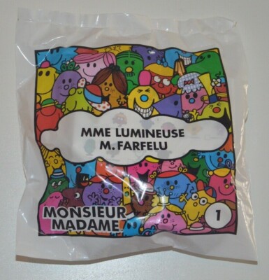 Collection 90 Figurines Monsieur Madame McDonald's, Années 90, Neuves Sous Scellés