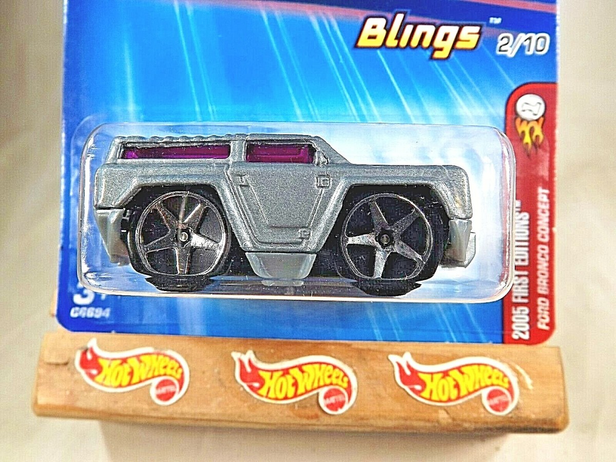 2005 Hot Wheels #32 First Editions Blings 2/10 FORD BRONCO CONCEPT