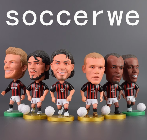 Soccerwe Football Figure AC Milan Ronaldo Kaka Maldini Nesta