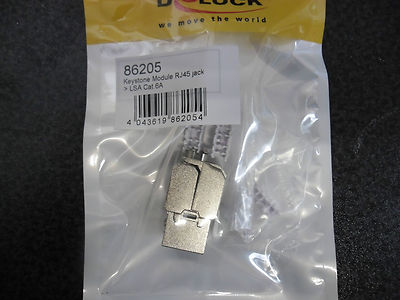 Delock Keystone Modul RJ45 Buchse > LSA Cat.6A 86205
