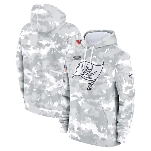Authentic Nike Tampa Bay Buccaneers 2024 Salute to Service Hoodie Camo Pullover - Picture 7 of 9