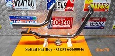 Harley Davidson collettori di scarico originali x Softail Fat Boy OEM 65600045