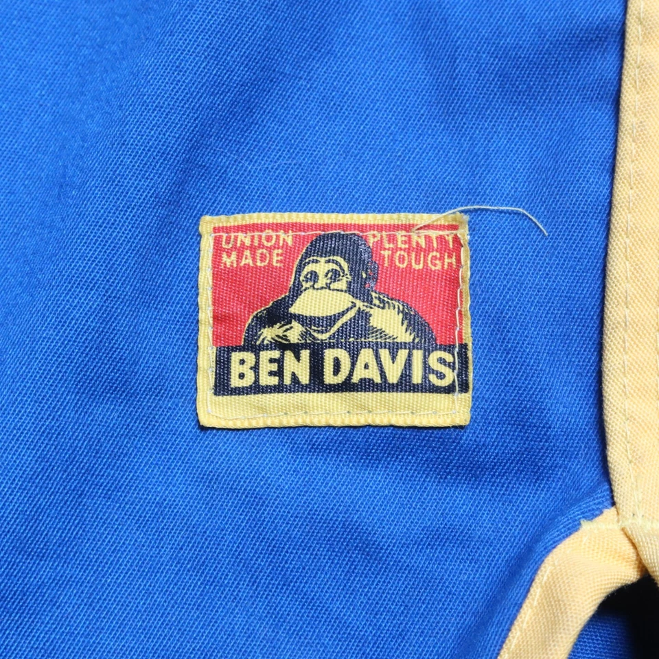 Pantalones Cortos Ben Davis Etiqueta Amarilla Vintage Años 60 Union Hechos en EE. UU. Ropa de Trabajo Pantalones Foto 2 de 4