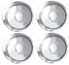 4 - Chrome Wheel Rim Center Cap Police Rally 71-1002C Vision 55 57 2531V No Logo