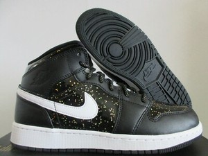 Nike Air Jordan 1 Mid se (grade-school) Negro \