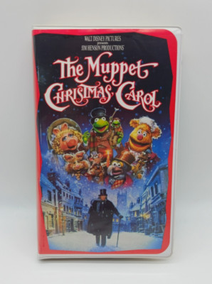 The Muppet Christmas Carol Walt Disney Pictures Jim Henson VHS Movie Clamshell