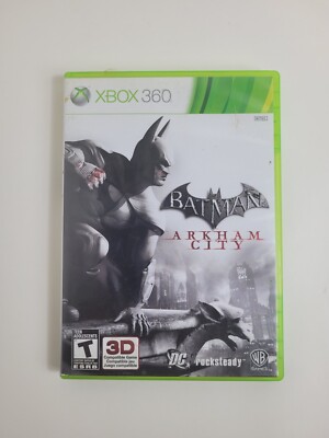 Batmam Arkham City  (Microsoft Xbox 360, 2011)-Complete