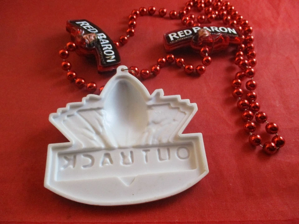 Collar de cuentas promocionales Outback Bowl Tampa Bay, FL de Red Barron's Pizza ¡NUEVO! Foto 2 de 2