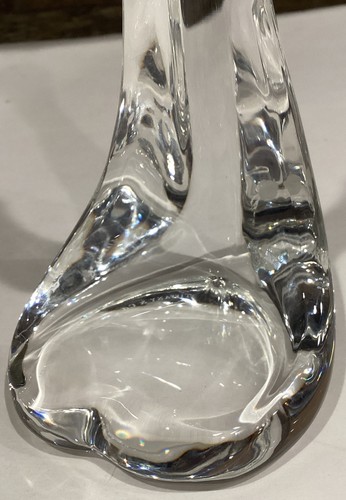 ONE(1) RARE CRYSTAL TIFFANY & CO. ELSA PERETTI BONE SERIES CANDLE HOLDER 9 3/4”T - Picture 10 of 12