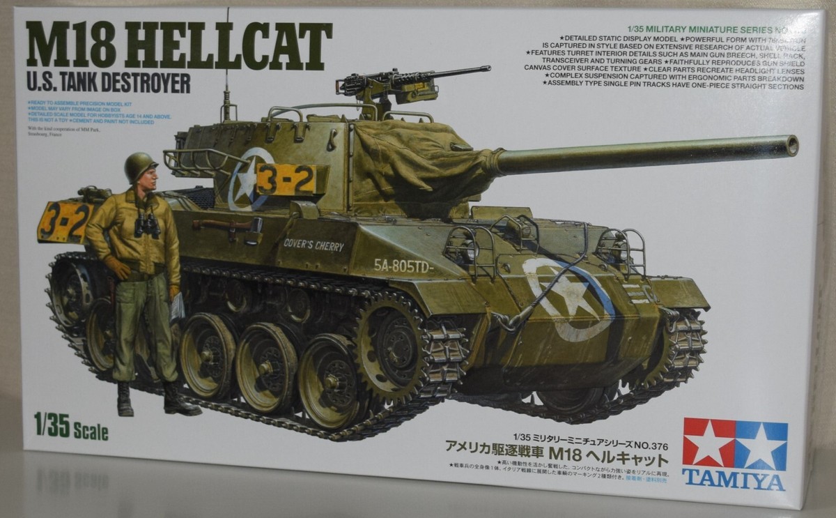 TAMIYA M18 HELLCAT 35376 ⭐PARTS⭐ DECAL & PLACEMENT GUIDE 1