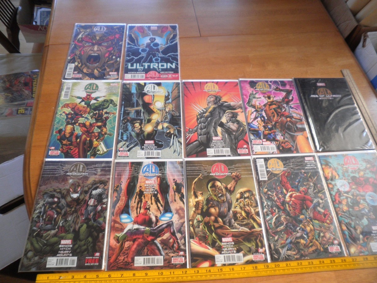 Avengers Age of Ultron 1-10 plus 3 variants comic book set Marvel