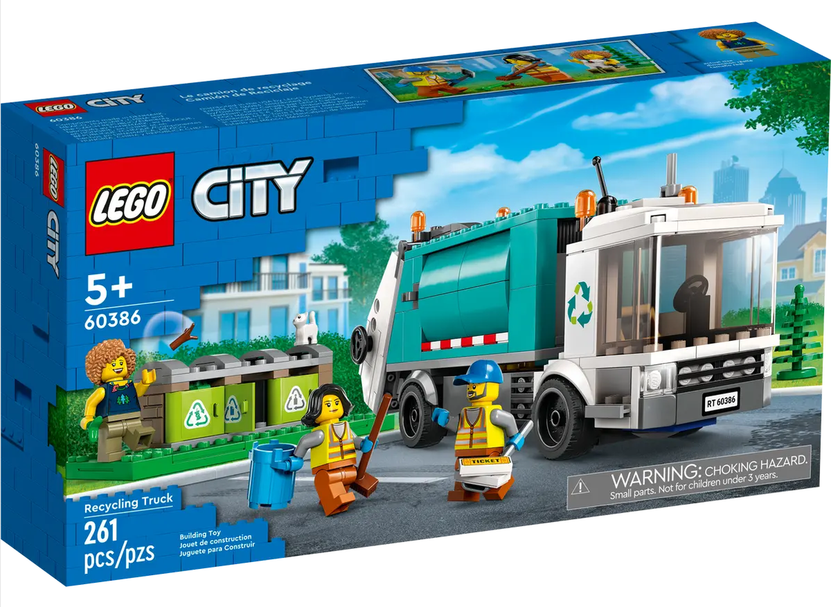 Lego City Lego Corriere LEGO City 60386 Camion Per Il Riciclaggio - Main Image