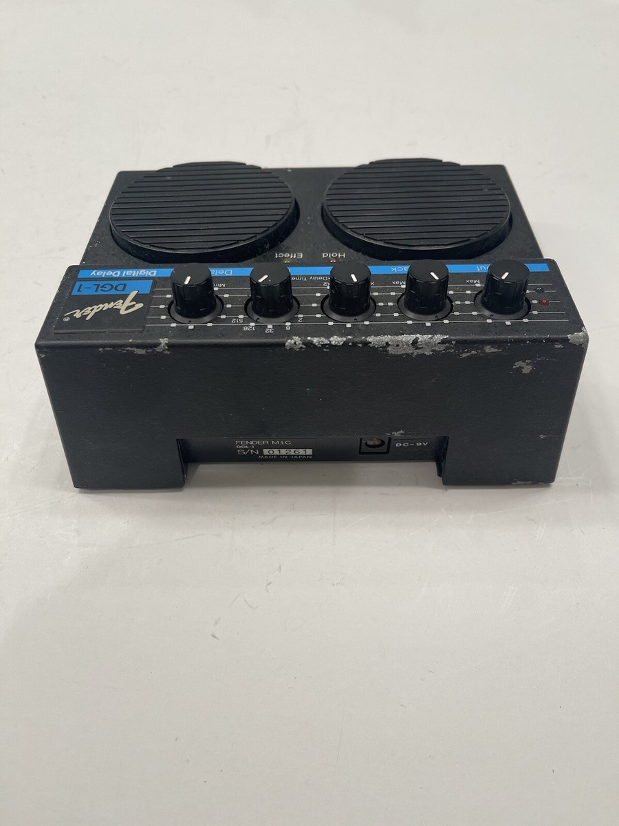 Fender DGL-1 Stereo Digital Delay Echo Vintage Guitar Effect Pedal