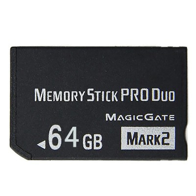 For 2000 3000 Cybershot Camera 64GB Memory Stick Pro Duo Adapter Card