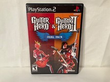 Case Cover Art Only Guitar Hero Dual Pack I II PS2 Playstation 2 Insert OEM