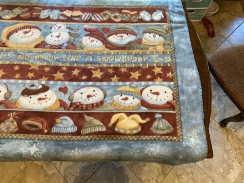 Pupazzo di Neve Coperta Lancio Natalizio "Non c'è Amico Like A Snowbuddy" Teresa Kogut - Foto 3 di 6