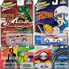 Johnny Lightning - 2025 Pop Culture Release 1 - complete set of 6 - 1:64 scale