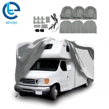Anti-UV For Class C Motorhome Trailer Camper RV Waterproof Cover for 23'-32' FT