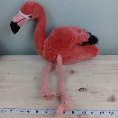 Pink Flamingo Plush Stuffed Animal Toy Bird Realistic - 第 4/4 張圖片