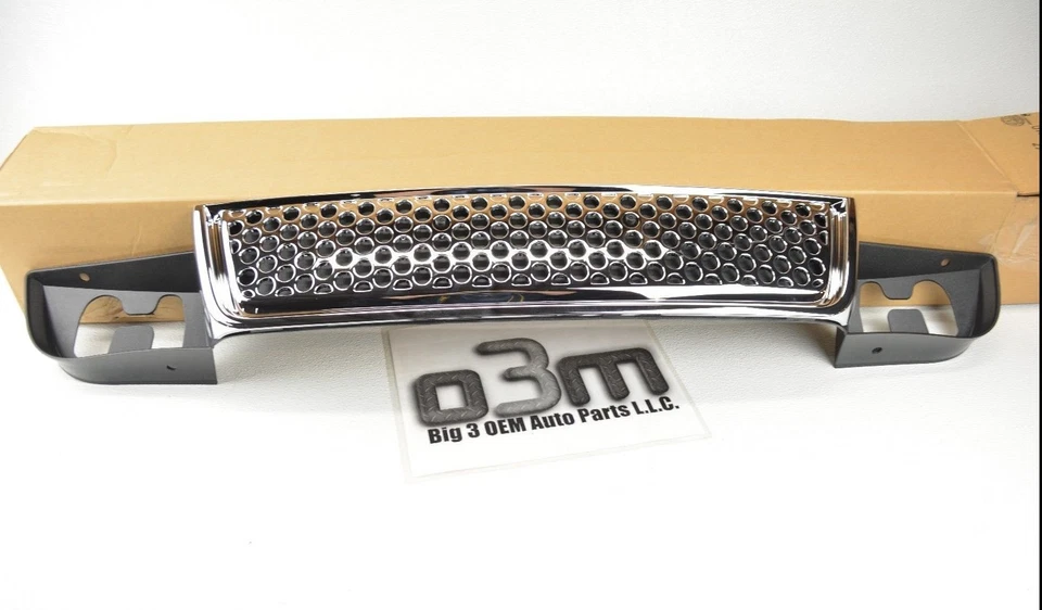 GMC Yukon Yukon XL 2007-2014 radiador inferior delantero parrilla cromada nuevo OEM 15264513 Foto 2 de 4