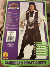 Rubie  s PIRATE QUEEN Girl  s Costume Dress Sz 8-10 for 5-7 Years Old NEW