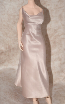 1/6 Scale Female Satin Dress Evening Gown Model Fits 12'' Action Figure Body