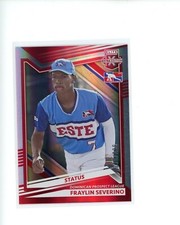 2022 Panini Elite Extra Edition Status Red #195 Fraylin Severino #d 30/299 Dom.