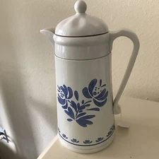 Vintage Pfaltzgraff Yorktowne OGGI Thermos Thermal Carafe 12”tall