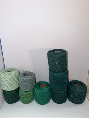 Lot of 34 Yarn/Thread Various Colors & Brands Weave/crochet