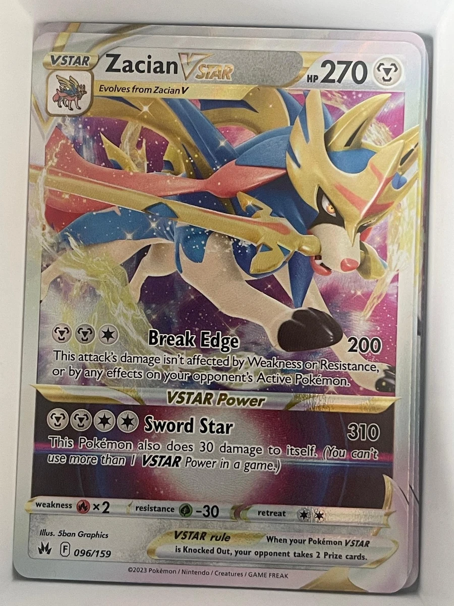 Zacian VSTAR 096/159 Crown Zenith for sale | eBay