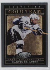 2011-12 Certified Gold Team Martin St Louis #1 HOF 13o2