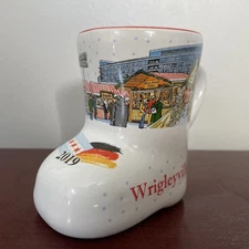Christkindlmarket 2019 Boot Mug Cup Wrigleyville Chicago Christmas Ceramic Cup 