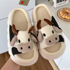 Pantuflas De Frio Invierno Para Mujer Doble F...