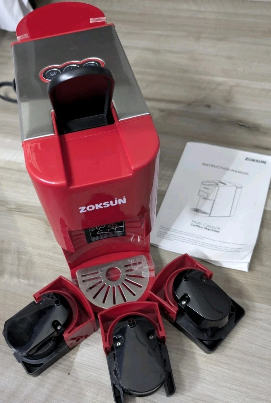 ZOKSUN 3 in 1 Multi Capsule Espresso Coffee Machine