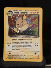 Pokemon-2000 Dark Raichu 83/82- Holographic Secret Rare🌀Swirl-Team Rocket-WOTC on eBay