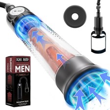 Penis Vacuum Pump, Manual Enlargement Extension Pump Black,transparent
