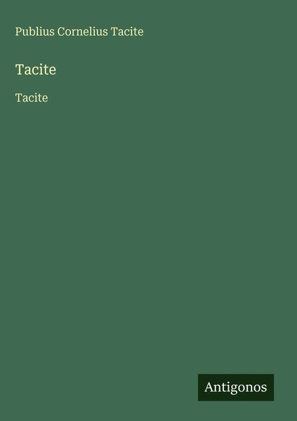 Publius Cornelius Tacite | Tacite | Buch | FranzöSisch (2025) | Tacite-image