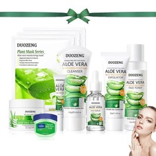 Skin Care Kit,Skincare Gift Set with Facial Cleanser,Toner,Serum,Eye Cream, F...
