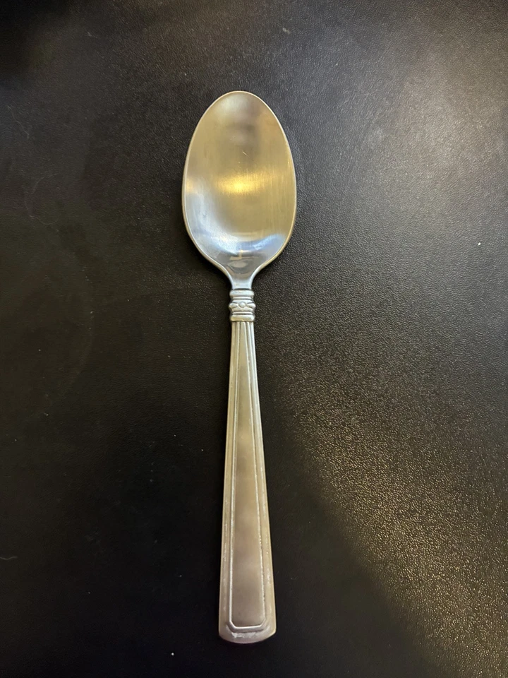 Vajilla Longaberger, tradiciones tejidas, acero inoxidable, cuchara, 6 pulgadas Foto 4 de 4