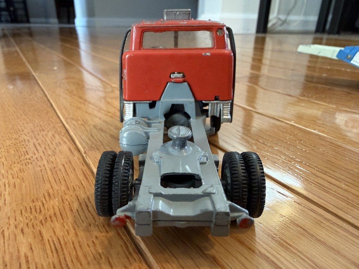 Vintage Corgi Toys 1138 Carrimore Mark IV Car Transporter Red Blue