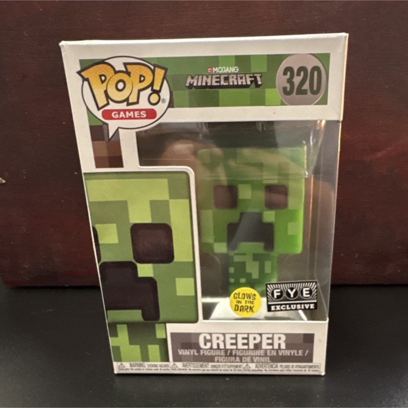 Funko Pop! Vinyl Minecraft Creeper #320 FYE Exclusive Glow i