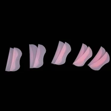 10 Pcs Eyelashes Tools Mascara Shield Applicator Silicone Pads Extension Kit